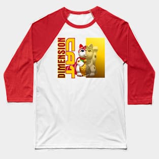 Dimension Lucky Cat Baseball T-Shirt